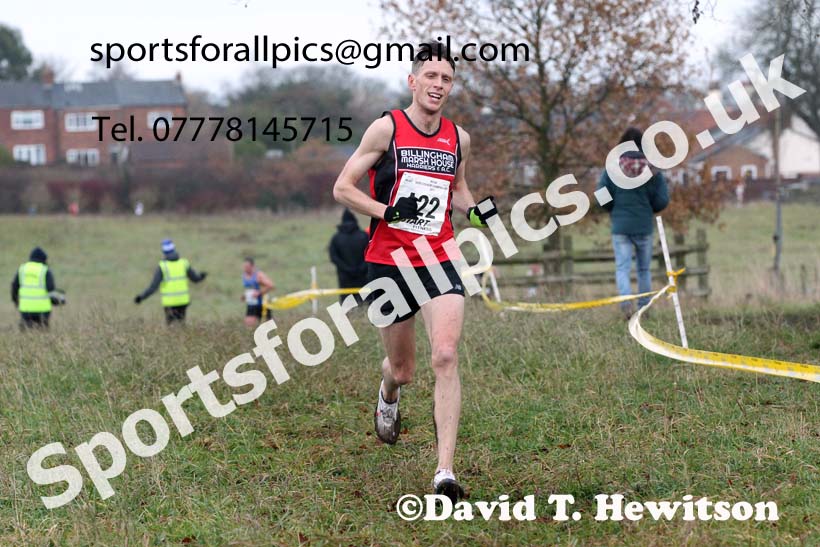 Senior men, 2021 North Eastern Cross Country Championships, Sedgefield. Photo: David T. Hewitson/Sports for All Pics